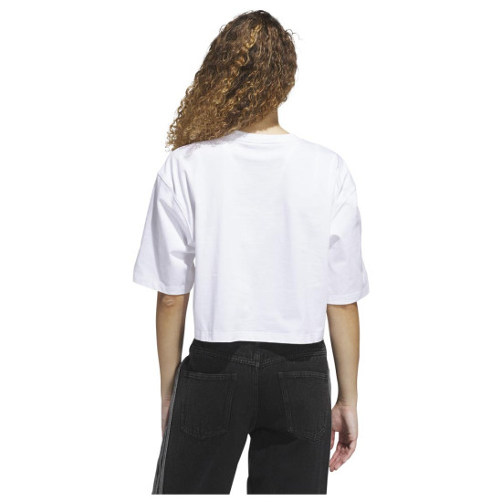 Adidas Γυναικεία κοντομάνικη μπλούζα Essentials Crop T-Shirt